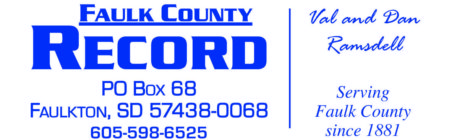 Faulk County Record Practice page May 9th issue